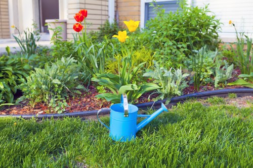 Local transfer station handling recyclable landscaping materials